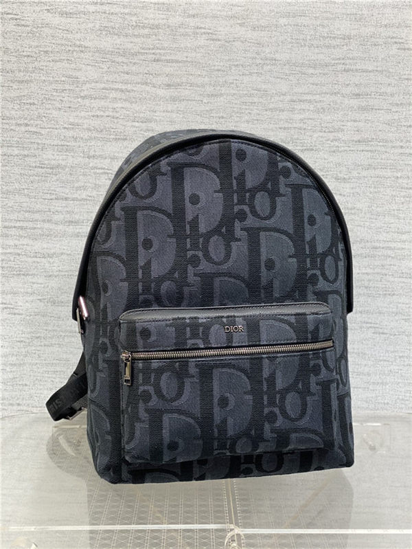 Dior RIDER BACKPACK Maxi Dior Oblique Jacquard Black High