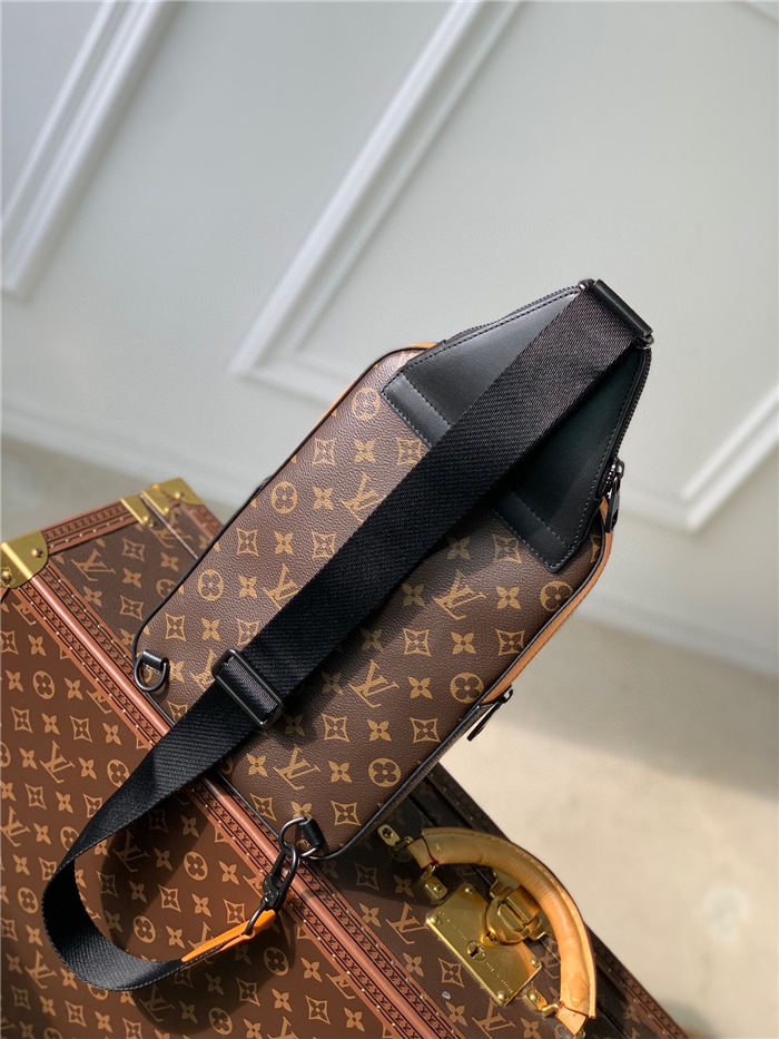 Louis Vuitton AVENUE SLING BAG NM Monogram Macassar M46718 High