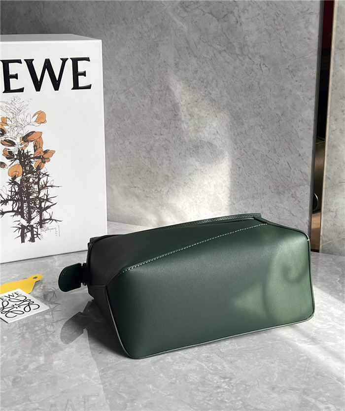 Small Puzzle bag in classic calfskin Bottle Green High