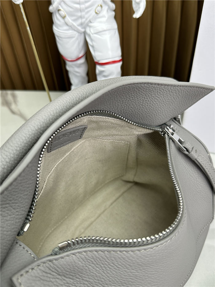 Small Puzzle bag in soft grained calfskin Pearl Gray High