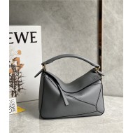 Small Puzzle bag in soft grained calfskin Anthracite High