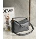 Small Puzzle bag in soft grained calfskin Anthracite High