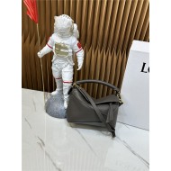 Mini Puzzle bag in soft grained calfskin Dark Grey High