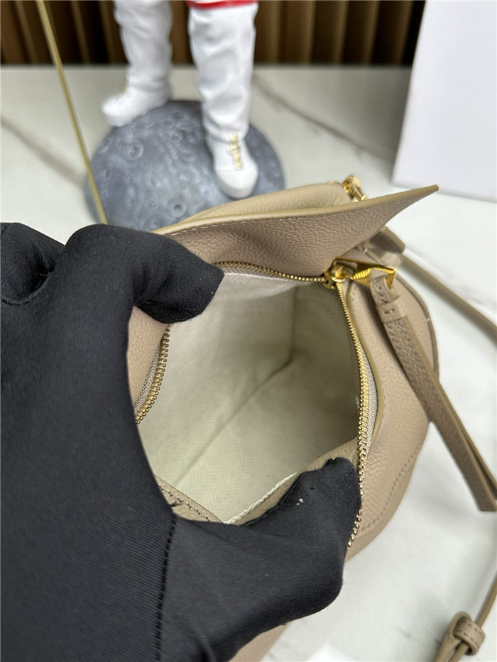 Mini Puzzle bag in soft grained calfskin Sand High