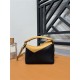 Mini Puzzle bag in classic calfskin Warm Desert/Black High