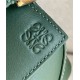 Mini Puzzle bag in classic calfskin Bottle Green High