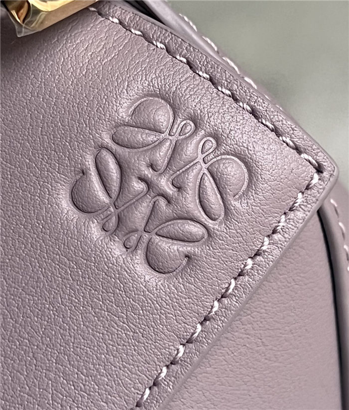 Mini Puzzle bag in classic calfskin Pale Purple High