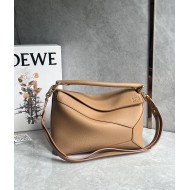 Puzzle bag 29cm in soft grained calfskin Caramel High