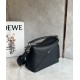 Puzzle bag 29cm in soft grained calfskin Black High