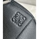 Puzzle bag 29cm in soft grained calfskin Black High