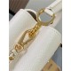 Louis Vuitton Capucines Mini Bag Taurillon Leather M23082 White High