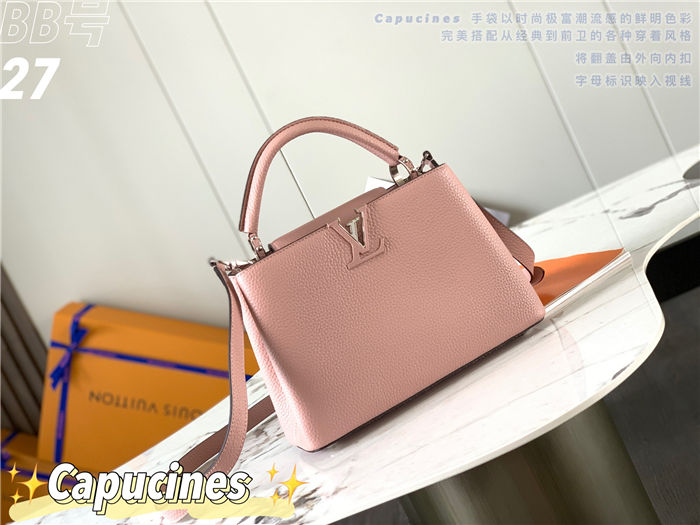 Louis Vuitton Capucines BB Bag Taurillon Leather M94517 Pink High