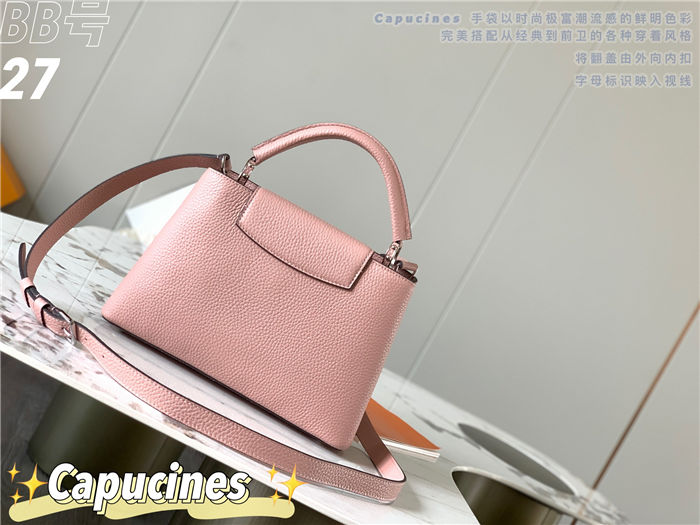 Louis Vuitton Capucines BB Bag Taurillon Leather M94517 Pink High