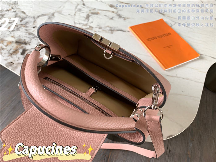 Louis Vuitton Capucines BB Bag Taurillon Leather M94517 Pink High