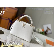 Louis Vuitton Capucines BB Bag Taurillon Leather M94517 White High