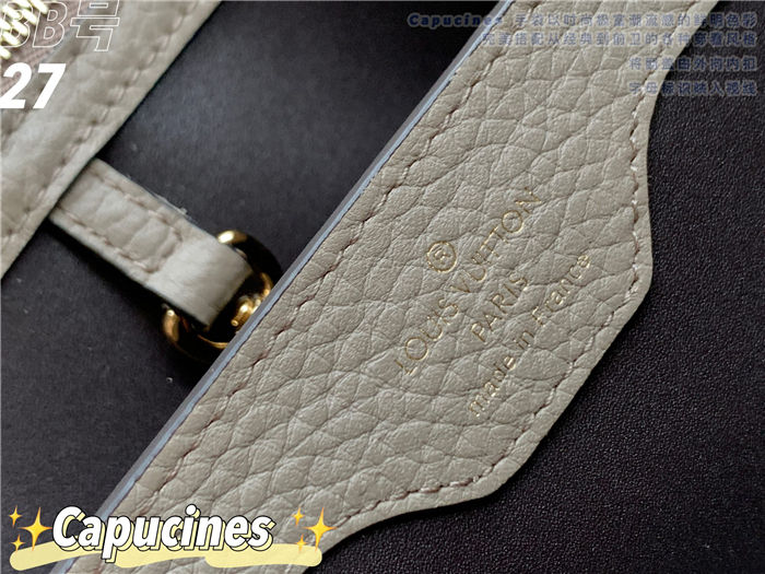 Louis Vuitton Capucines BB Bag Taurillon Leather M94517 Taupe High