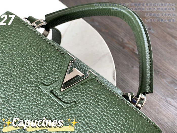 Louis Vuitton Capucines BB Bag Taurillon Leather M94517 Green High