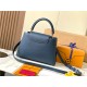 Louis Vuitton Capucines MM Bag Taurillon Leather M23199 Blue High