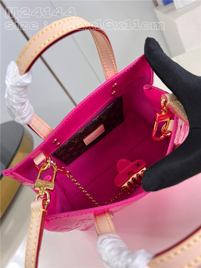 Louis Vuitton Reade PM Monogram Vernis M24144 Fuchsia High