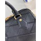 Louis Vuitton SPEEDY BANDOULIÈRE 20 Malletage Leather M24261 Black High