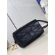 Louis Vuitton SPEEDY BANDOULIÈRE 20 Malletage Leather M24261 Black High