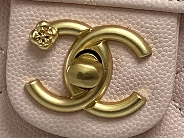 Chanel CHAIN BACKPACK Grained Calfskin & Gold-Tone Metal AS4490 Pink A