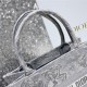 SMALL Dior BOOK TOTE Toile de Jouy Embroidery Grey High