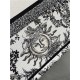 MEDIUM Dior BOOK TOTE Toile de Jouy Soleil Embroidery High