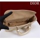 LADY D-JOY BAG MEDIUM Cannage Lambskin Gold High