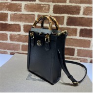 Gucci Diana mini tote bag 739079 Black High