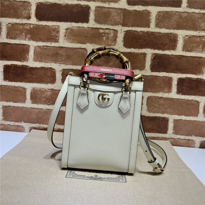 Gucci Diana mini tote bag 739079 White High