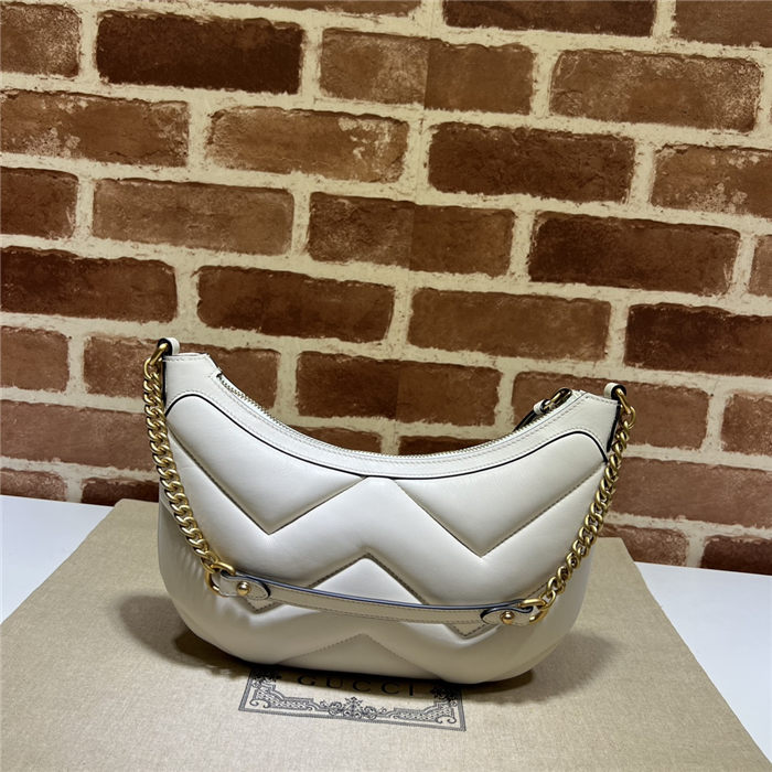 Gucci GG MARMONT SMALL SHOULDER BAG 777263 White High