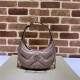 GG Marmont half-moon-shaped mini bag 770983 Nude-Pink High