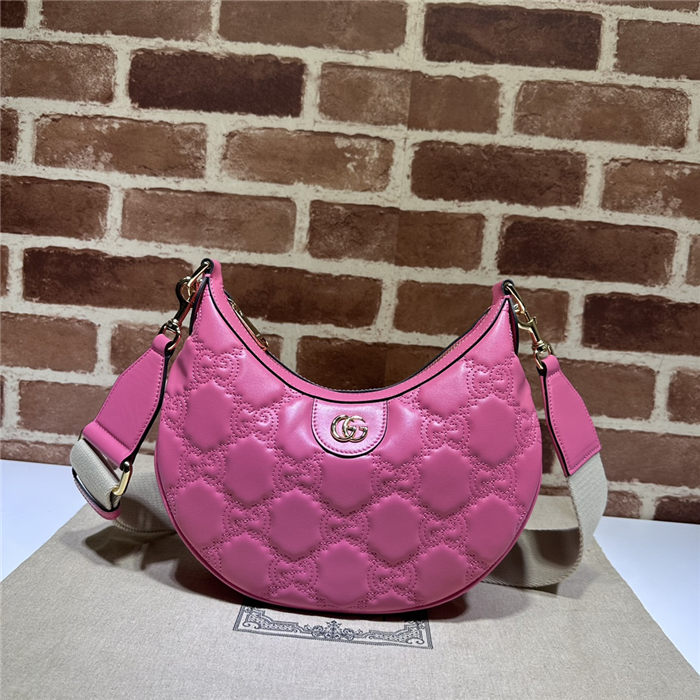 Gucci GG MATELASSÉ SMALL SHOULDER BAG 739709 Fuchsia High