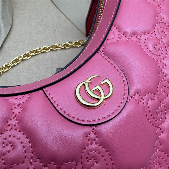 Gucci GG MATELASSÉ SMALL SHOULDER BAG 739709 Fuchsia High