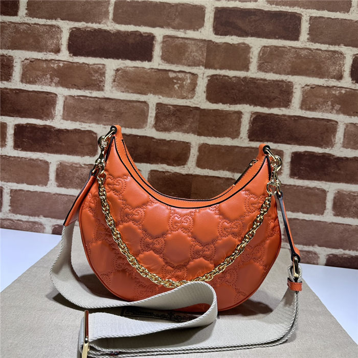 Gucci GG MATELASSÉ SMALL SHOULDER BAG 739709 Orange High