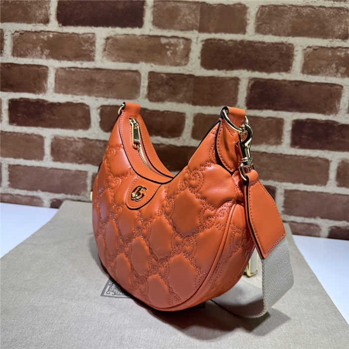 Gucci GG MATELASSÉ SMALL SHOULDER BAG 739709 Orange High