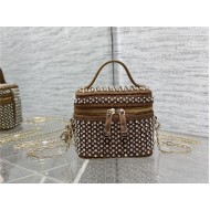 Micro Lady Dior VANITY CASE Strass and Beads High