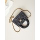 Chanel MINI SHOPPING BAG AS4416 Cotton Tweed & Gold-Tone Metal Black High