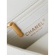 Chanel MINI FLAP BAG AS4384 Lambskin & Gold-Tone Metal White High