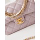 Chanel MINI FLAP BAG AS4384 Lambskin & Gold-Tone Metal Pink High