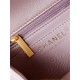 Chanel MINI FLAP BAG AS4384 Lambskin & Gold-Tone Metal Pink High