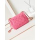 Chanel MINI FLAP BAG AS4384 Lambskin & Gold-Tone Metal Pink High