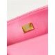 Chanel MINI FLAP BAG AS4384 Lambskin & Gold-Tone Metal Pink High