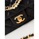 Chanel MINI FLAP BAG AS4385 Lambskin & Gold-Tone Metal Black High