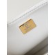 Chanel MINI FLAP BAG AS4385 Lambskin & Gold-Tone Metal White High