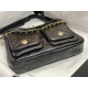 Chanel Hobo handbag AS4743 Shiny calfskin & gold-tone metal Black High