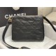 Chanel Hobo handbag AS4743 Shiny calfskin & gold-tone metal Black High