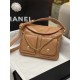 Chanel Hobo handbag AS4743 Shiny calfskin & gold-tone metal Caramel High