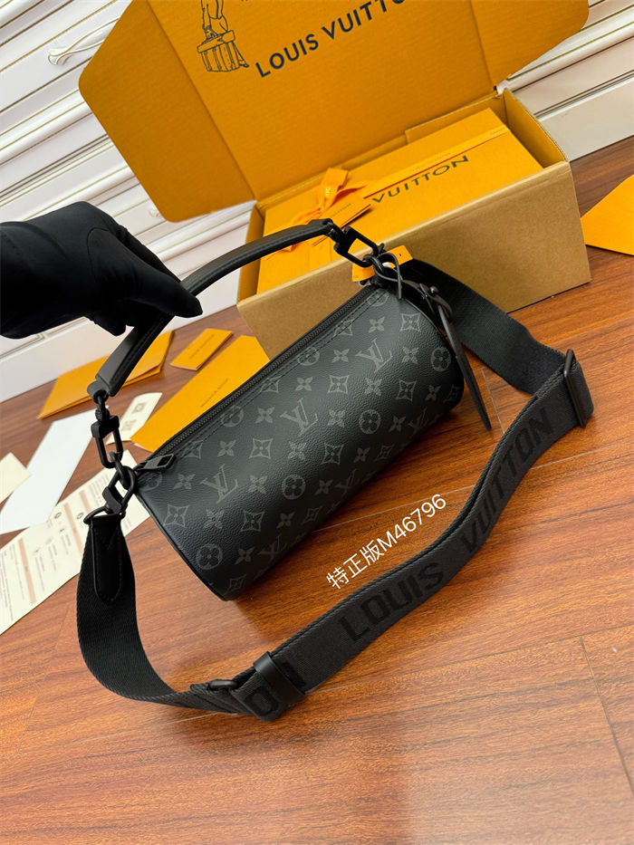 Louis Vuitton Soft Polochon PM Monogram Eclipse M46796 Top